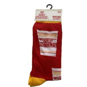 Cup Noodles Crew Socks, Novelty